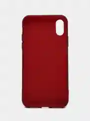 Багровый чехол на iPhone X, XS. Защитный, противоударный бампер на айфон X, XS