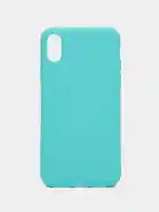 Бирюзовый чехол на iPhone X, XS. Защитный, противоударный бампер на айфон X, XS