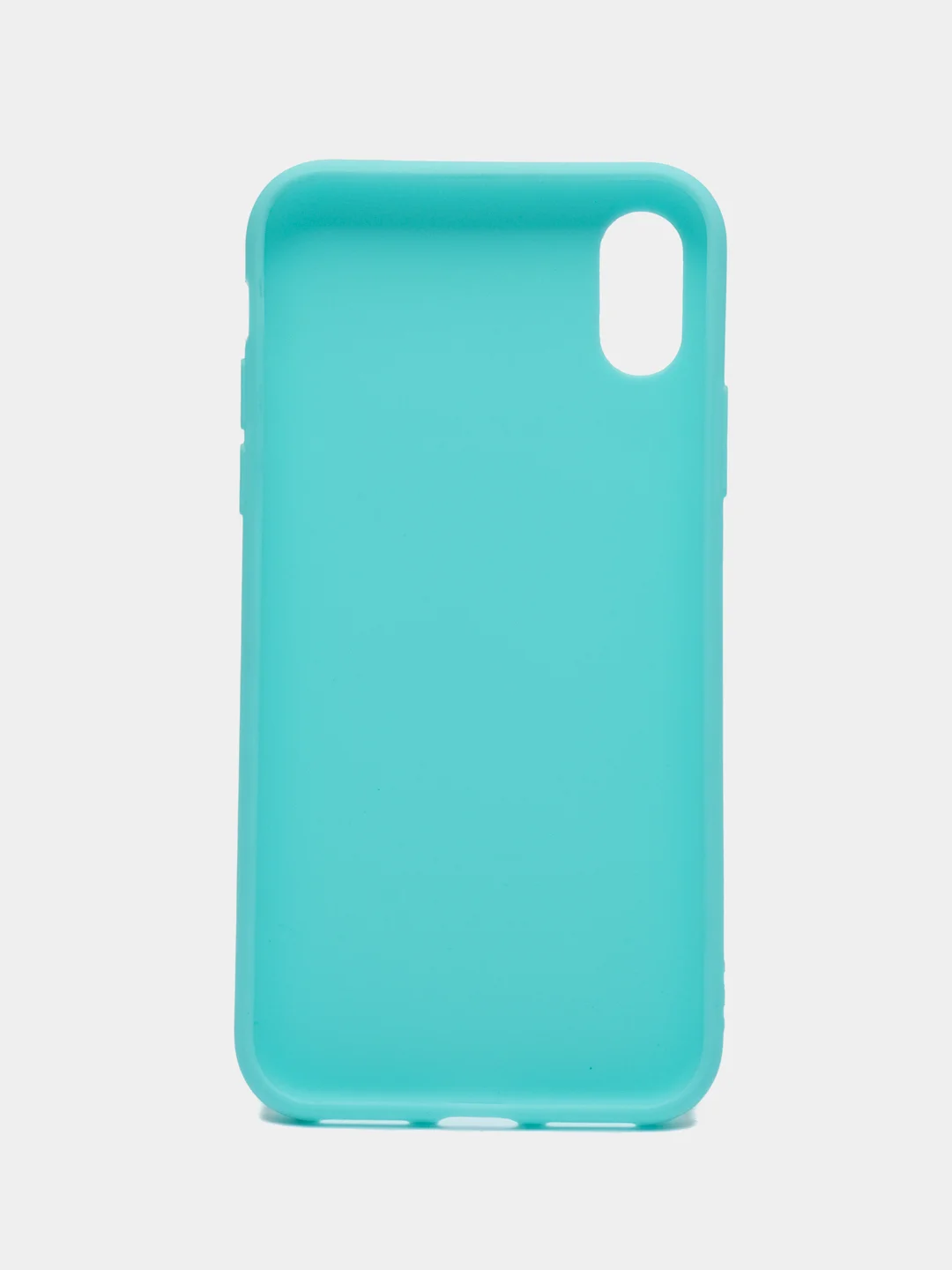 Бирюзовый чехол на iPhone X, XS. Защитный, противоударный бампер на айфон X, XS