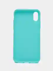 Бирюзовый чехол на iPhone X, XS. Защитный, противоударный бампер на айфон X, XS