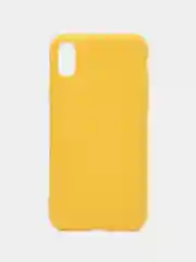 Желтый чехол на iPhone X, XS. Защитный, противоударный бампер на айфон X, XS