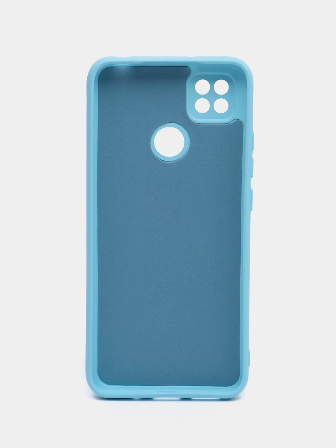 Голубой чехол Xiaomi Redmi 9C, Redmi 9C NFC, Redmi 10A (Редми 9С 9С НФС 10А)прозрачный силиконовый