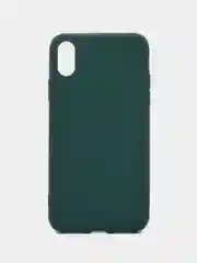 Зеленый чехол на iPhone X, XS. Защитный, противоударный бампер на айфон X, XS