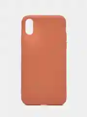 Коралловый меланж чехол на iPhone X, XS. Защитный, противоударный бампер на айфон X, XS