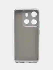 Серебряный чехол для Tecno Spark GO 2023 / Tecno Pop 7 / Tecno Pop 7 Pro прозрачный силиконовый