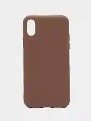 Коричневый чехол на iPhone X, XS. Защитный, противоударный бампер на айфон X, XS