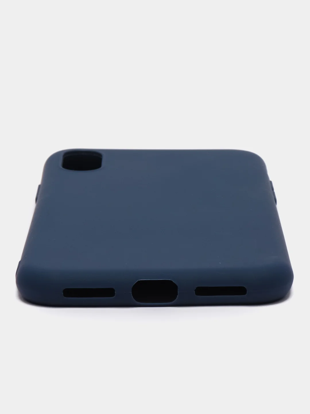 Темно-синий чехол на iPhone X, XS. Защитный, противоударный бампер на айфон X, XS
