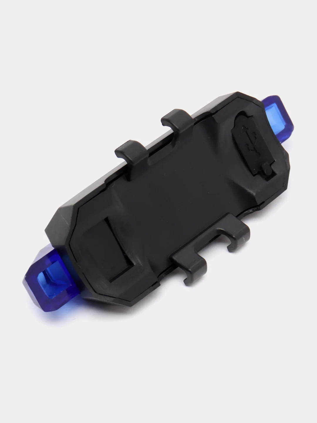 Синий фонарь велосипедный перезаряжаемый от USB