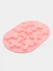 Розовый силиконовый молд "Крест", 10 ячеек