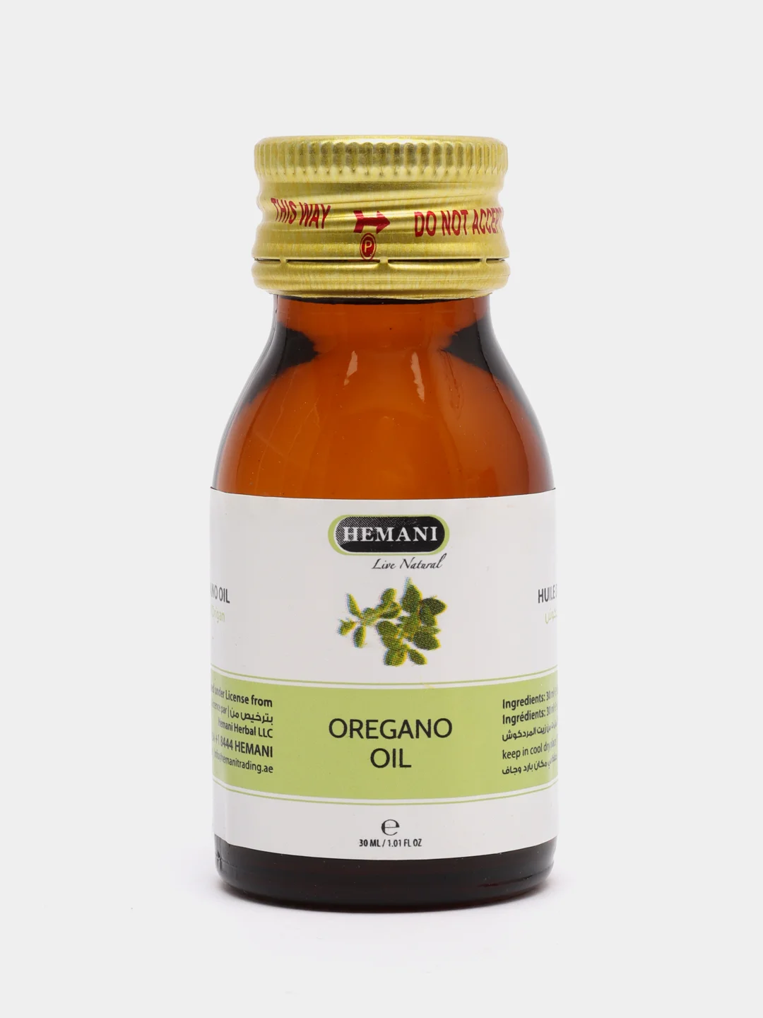 Масло орегано HEMANI, 30 мл