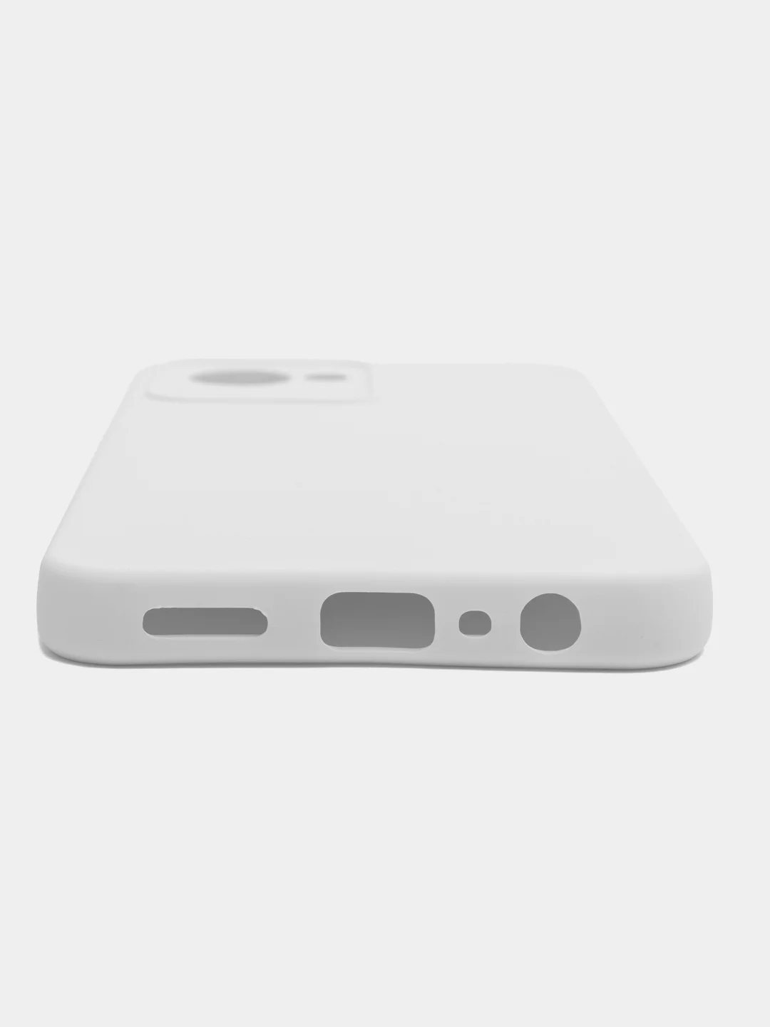 Белый силиконовый чехол для Realme C30, C30S, 50i PRIME (Реалми С30 С30С 50 ай Прайм) прозрачный
