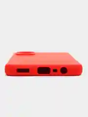 Красный чехол силиконовый для Oppo A17 / A17K, Оппо А17, А17К Silicone Cover