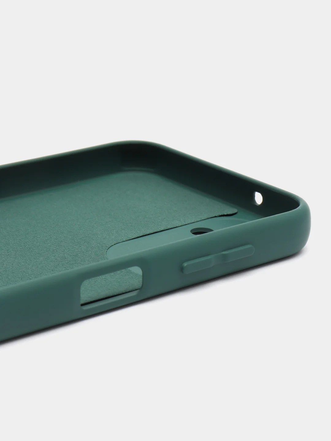 Зелёный хаки чехол силиконовый для Samsung Galaxy A14 (Самсунг Галакси А14 Silicone Cover)