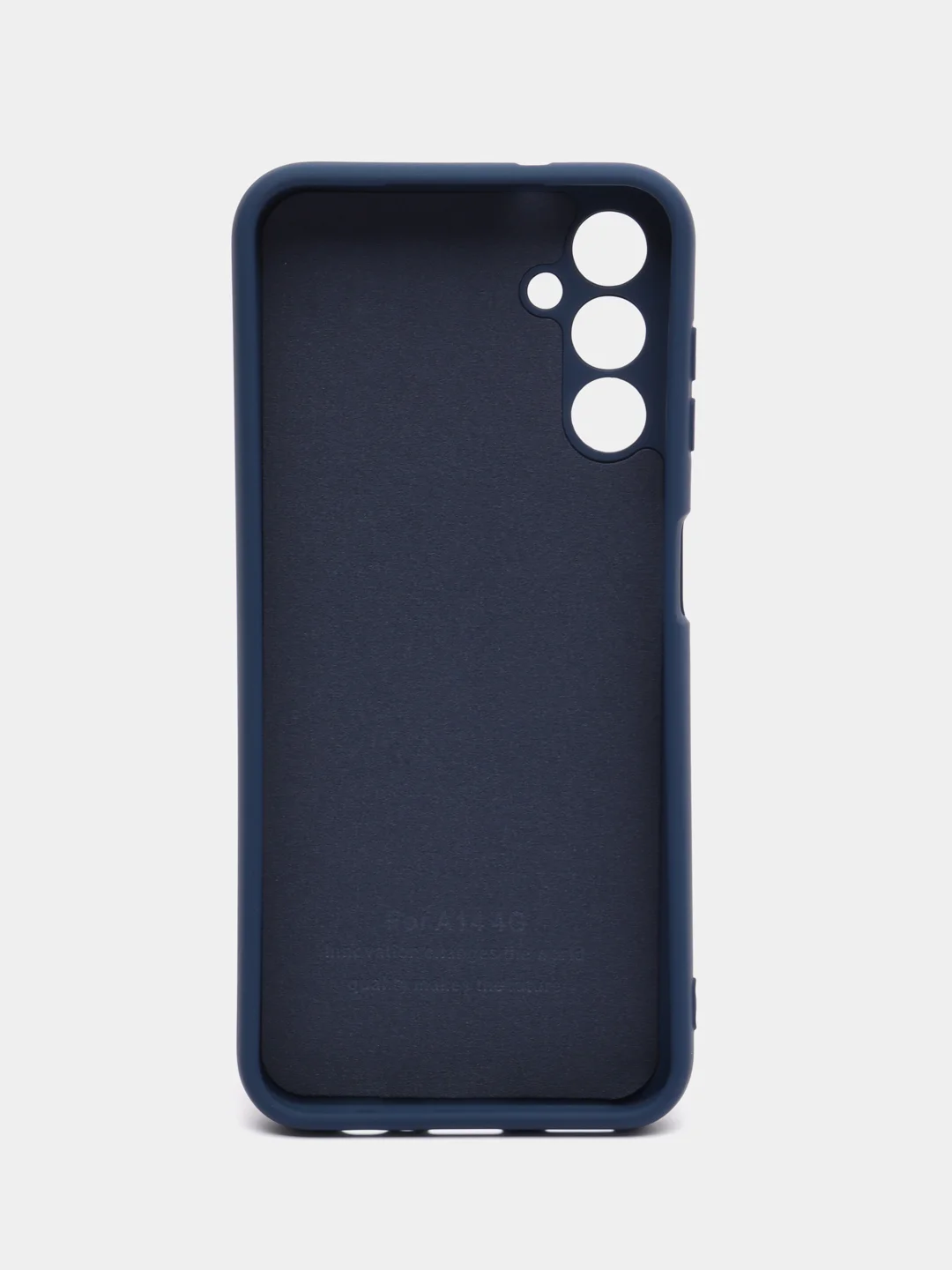 Темно-синий чехол силиконовый для Samsung Galaxy A14 (Самсунг Галакси А14 Silicone Cover)