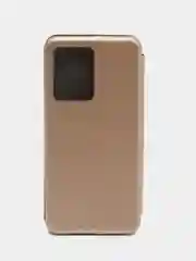 Золотой чехол-книжка для Poco X5 Pro 5G / Redmi Note 12 Pro 5G / Note 12 Pro+ 5G / Нот 12 Про 5Г