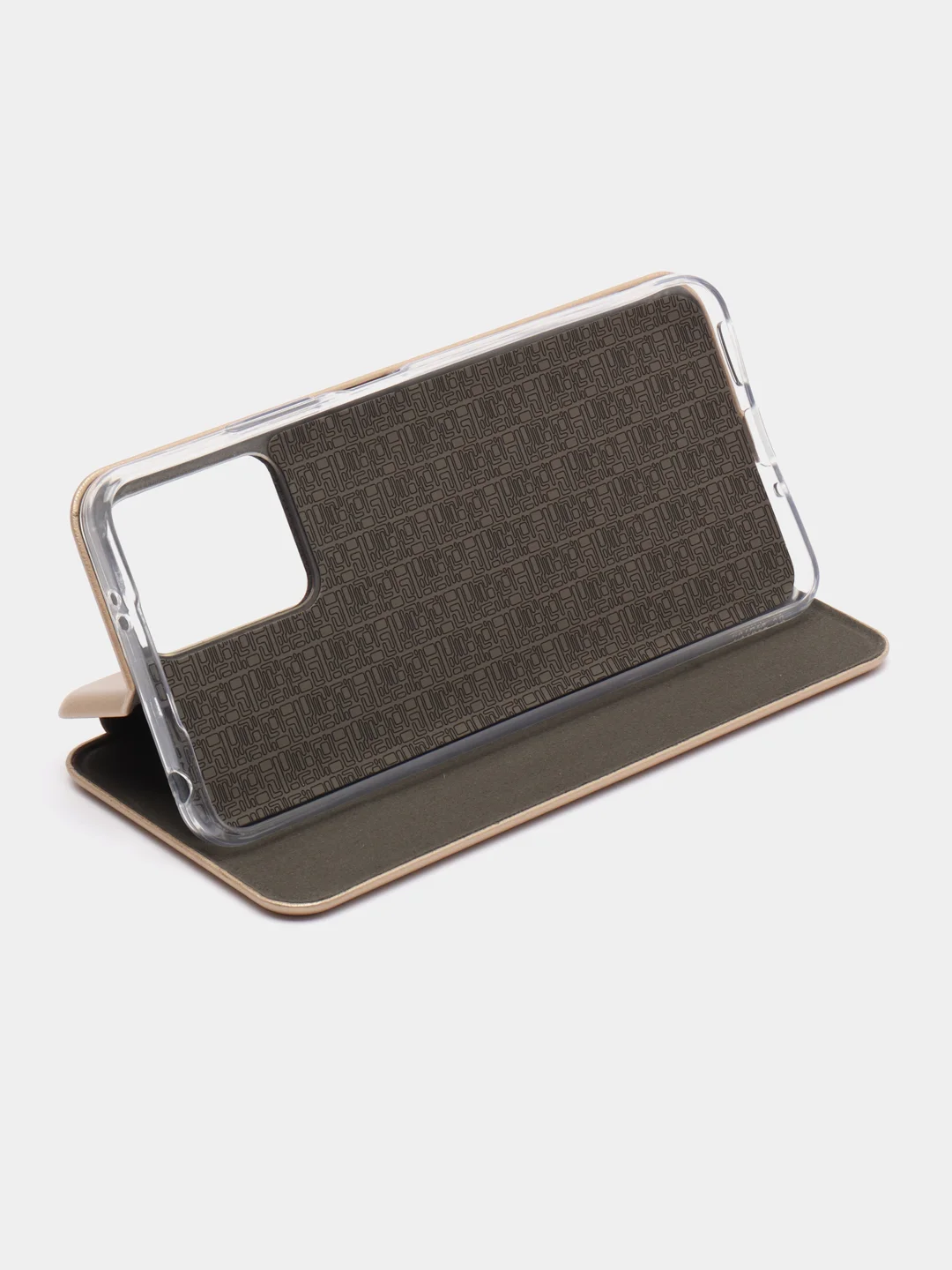 Золотой чехол-книжка для Xiaomi Poco X5 (Сяоми Поко Х5)