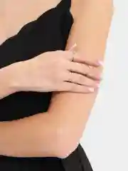 Белый набор колец