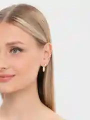 Желтый серьги "Бабочки"