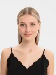 Желтый серьги "Бабочки"