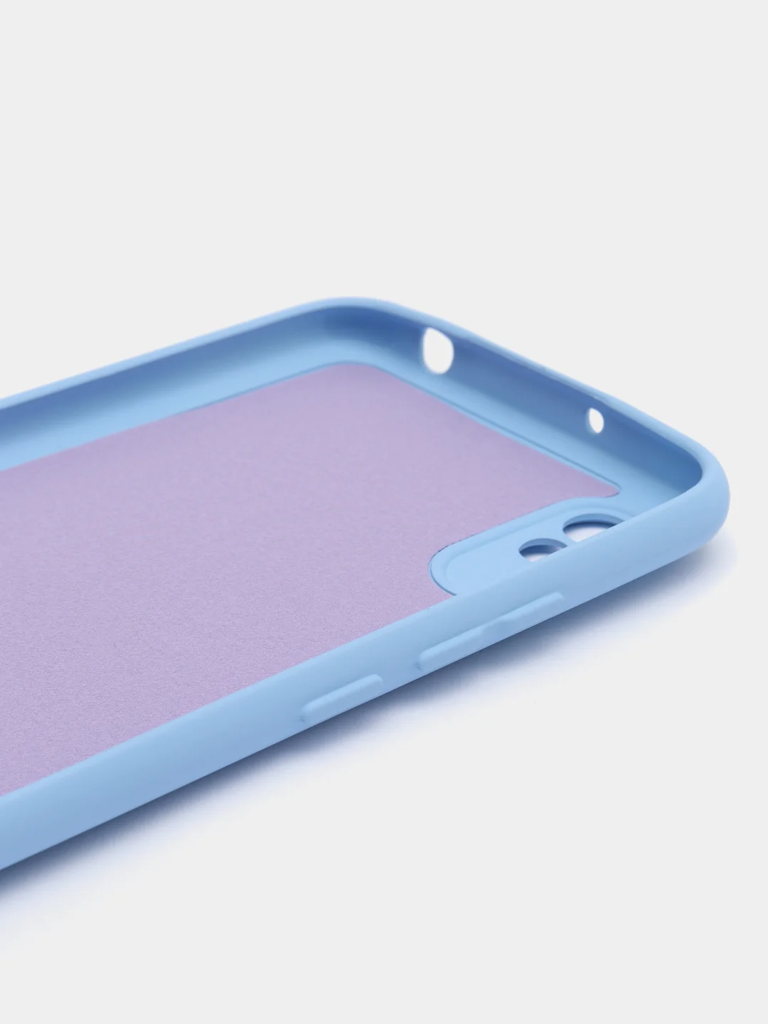 Лавандовый силиконовый чехол на Xiaomi Redmi 9A ( Сяоми Редми 9А ) прозрачный, с подкладом