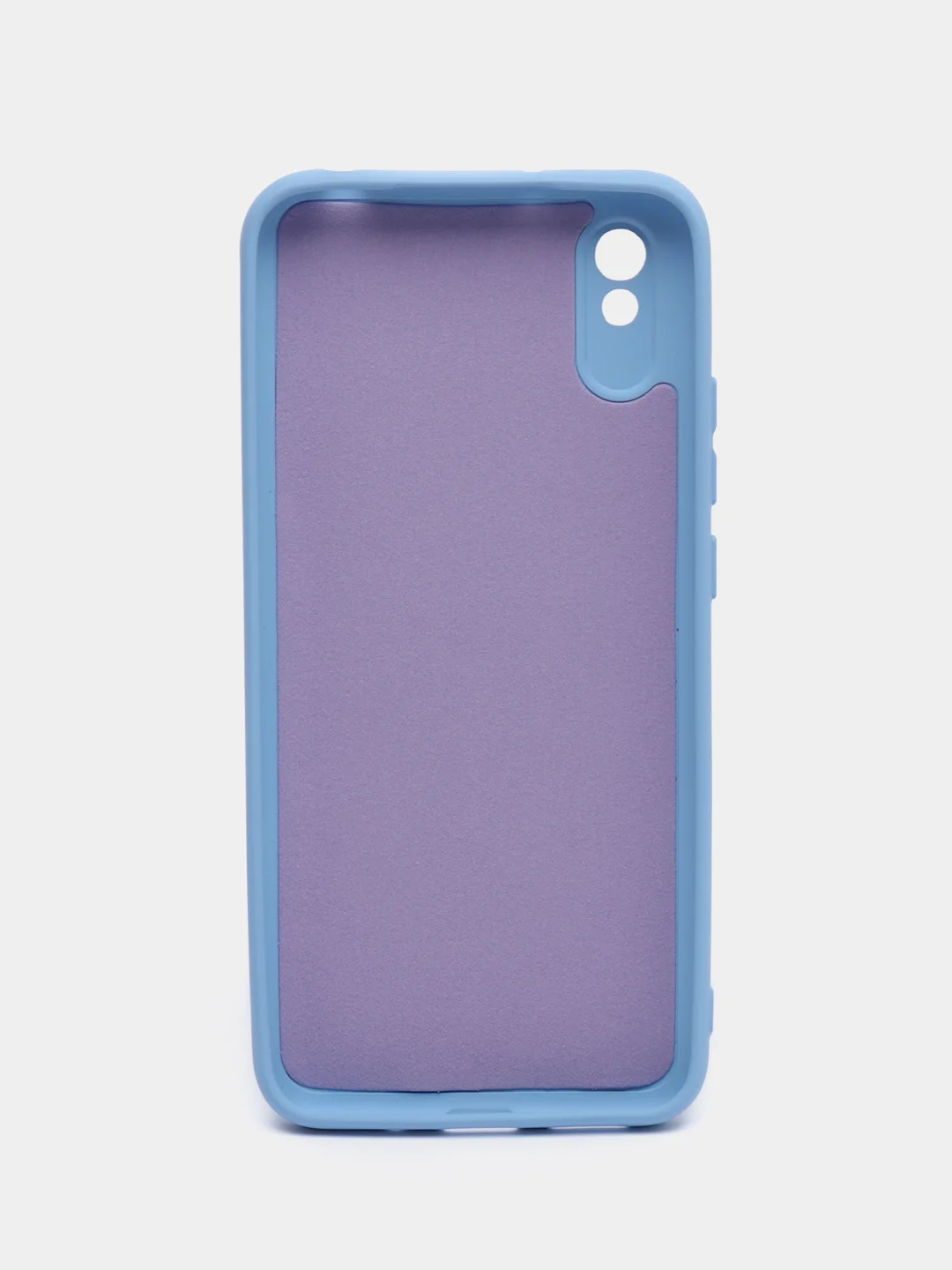 Лавандовый силиконовый чехол на Xiaomi Redmi 9A ( Сяоми Редми 9А ) прозрачный, с подкладом