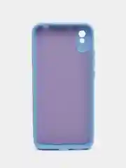 Лавандовый силиконовый чехол на Xiaomi Redmi 9A ( Сяоми Редми 9А ) прозрачный, с подкладом