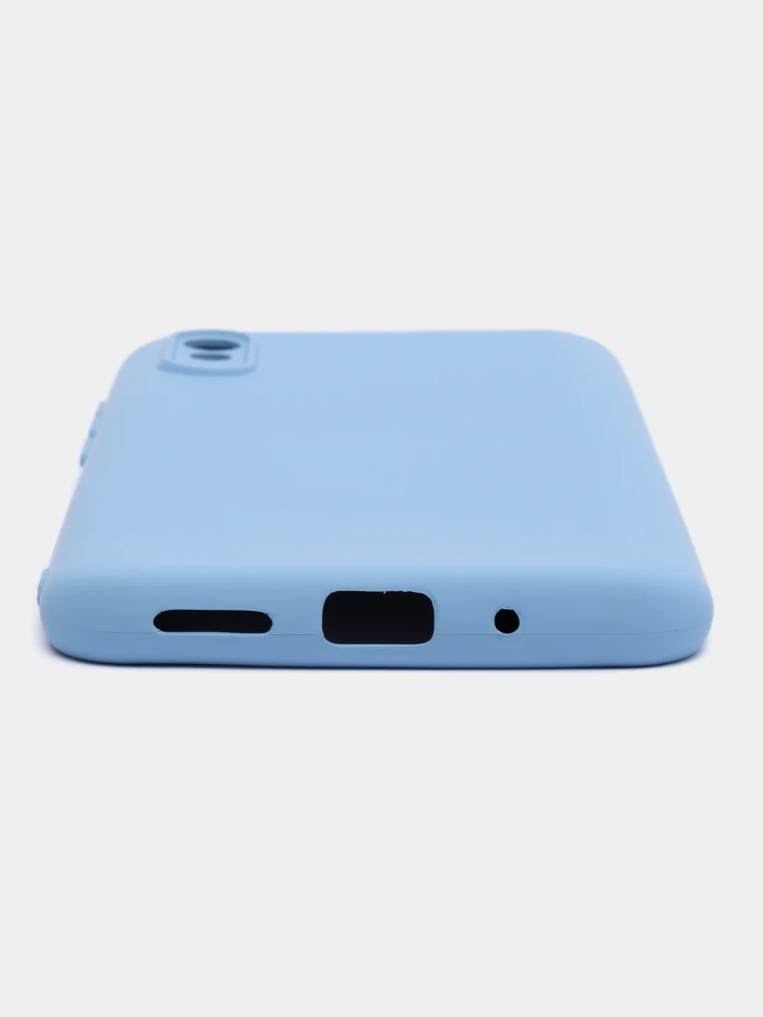 Лавандовый силиконовый чехол на Xiaomi Redmi 9A ( Сяоми Редми 9А ) прозрачный, с подкладом