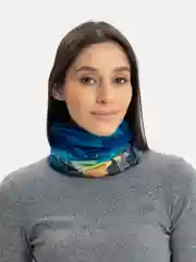 Индиго повязка-снуд многофункциональная