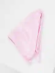 Розовый платок атласный