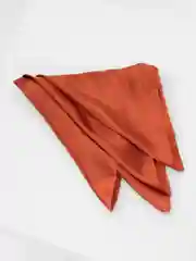 Красный платок атласный