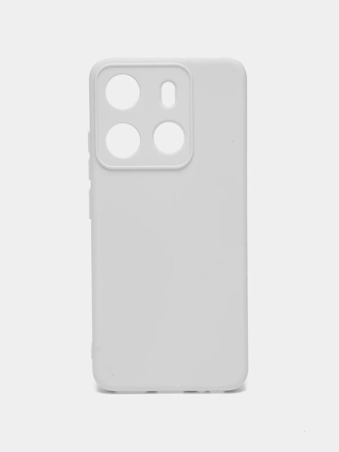 Белый чехол для Tecno Spark GO 2023 / Tecno Pop 7 / Tecno Pop 7 Pro прозрачный силиконовый
