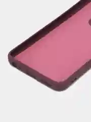 Бордовый чехол для Tecno Spark GO 2023 / Tecno Pop 7 / Tecno Pop 7 Pro прозрачный силиконовый