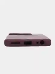 Бордовый чехол для Tecno Spark GO 2023 / Tecno Pop 7 / Tecno Pop 7 Pro прозрачный силиконовый