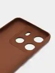 Коричневый чехол для Tecno Spark GO 2023 / Tecno Pop 7 / Tecno Pop 7 Pro прозрачный силиконовый
