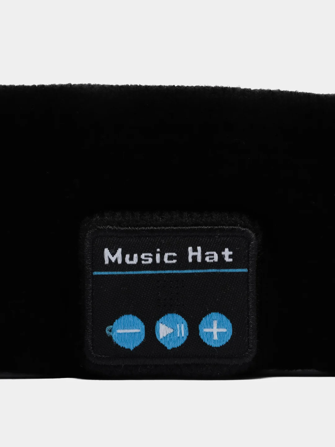 Черный спортивная повязка с Bluetooth (блютуз) наушниками на голову, фитнес повязка, маска для сна