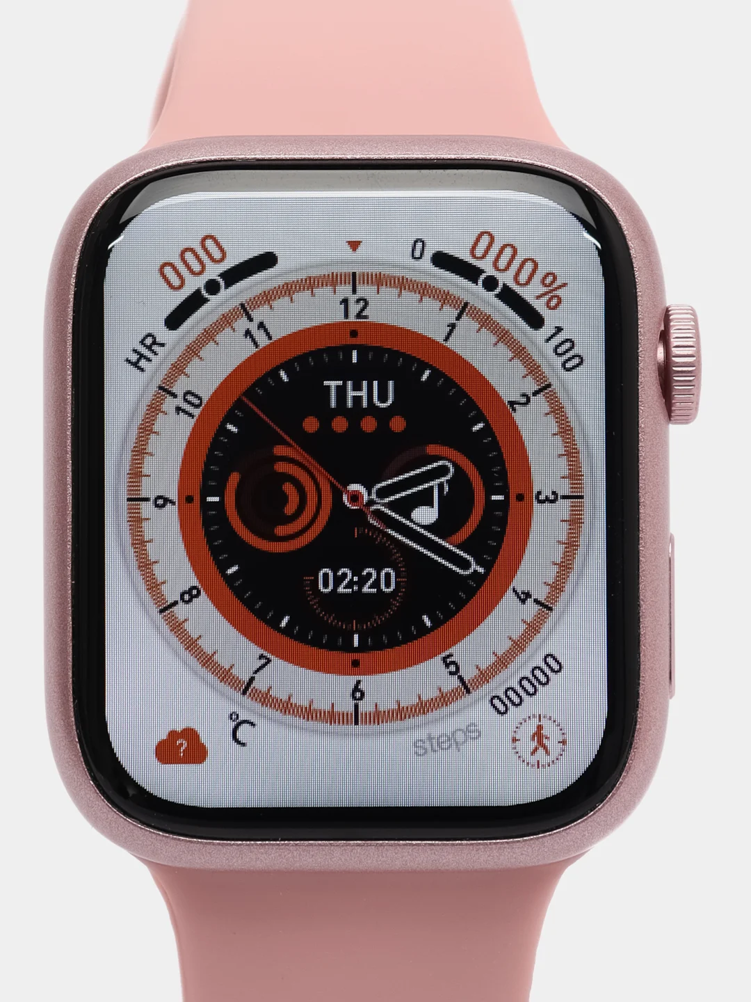 Розовый смарт-часы Smart Watch X8 Pro Max, 8 серия, 45 мм