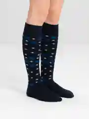 Синий гольфы теплые женские Danni Termo Plus