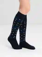 Синий гольфы теплые женские Danni Termo Plus