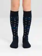 Синий гольфы теплые женские Danni Termo Plus