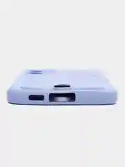 Лавандовый чехол для Samsung Galaxy S23 Plus, Самсунг С23 Плюс силиконовый, с карманом для карты