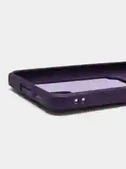 Пурпурный чехол для Samsung Galaxy S23 Plus, Самсунг С23 Плюс силиконовый, с карманом для карты