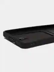 Черный чехол для Samsung Galaxy S23 Plus, Самсунг С23 Плюс силиконовый, с карманом для карты