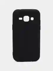 Черный чехол для Samsung Galaxy J1 2015, Самсунг Галакси Джи 1 черный, силиконовый