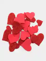 Красный сердечки для декора