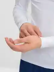 Белый лонгслив, футболка мужская, рашгард спортивный