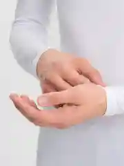 Молочный лонгслив, футболка мужская, рашгард спортивный