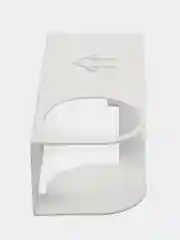 Белый держатель для туалетной бумаги