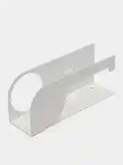 Белый держатель для туалетной бумаги