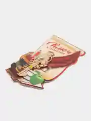 Золотой сувенирный ключ на выпускной "Ключ к знаниям", металл