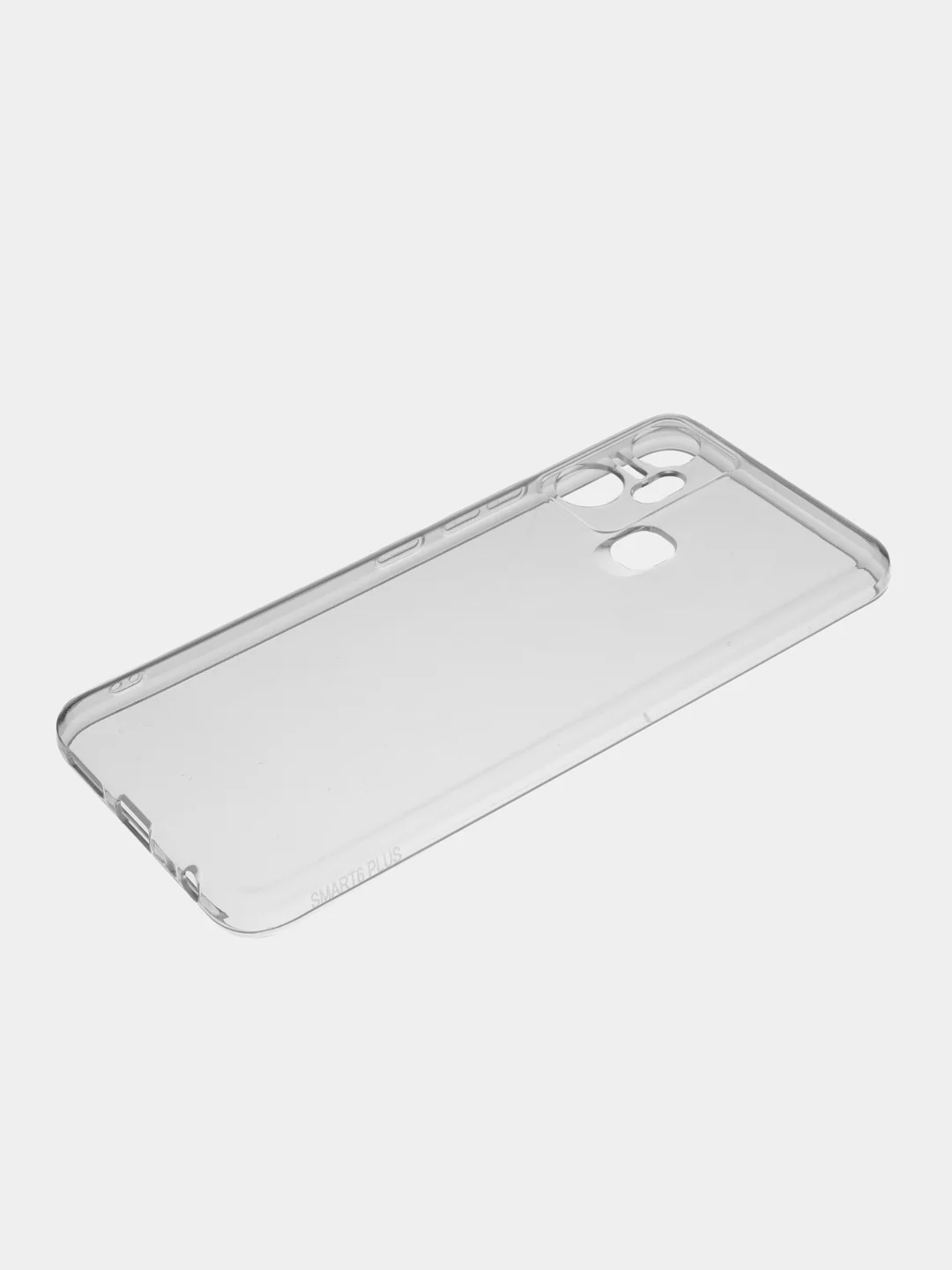 Прозрачный чехол для Infinix Smart 6 Plus с защитой камеры